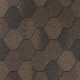 Черепиця бітумна Number One Hex Autumn Brown (м²)