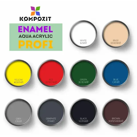 Емаль акрилова глянцева PROFI