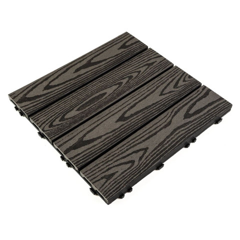 Композитна плитка WPC 30х30х2см Антрацит (D) SW-00001708