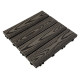 Композитна плитка WPC 30х30х2см Антрацит (D) SW-00001708
