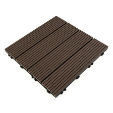 Композитна плитка WPC 30х30х2см Венге (D) SW-00001709