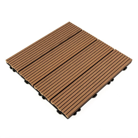 Композитна плитка WPC 30х30х2см Натуральне дерево (D) SW-00001711