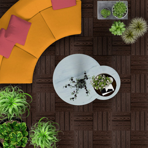 Композитна плитка WPC 30х30х2см Горіх (D) SW-00001714