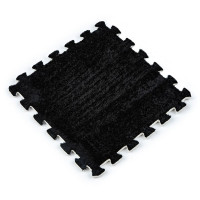 Підлога-пазл плюшевий 30х30х1см Чорний (D) SW-00002078