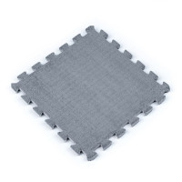 Підлога-пазл плюшевий 30х30х1см Світло-сірий (D) SW-00002080