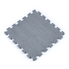Підлога-пазл плюшевий 30х30х1см Світло-сірий (D) SW-00002080