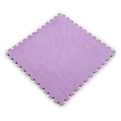 Підлога-пазл плюшевий 60х60х1см Фіолетовий (D) SW-00002087