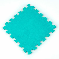 Підлога-пазл плюшевий 30х30х1см М'ятний SW-00002088