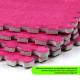 Підлога-пазл плюшевий 30х30х1см Рожевий (D) SW-00002092