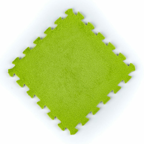 Підлога-пазл плюшевий 30х30х1см Салатовий (D) SW-00002094