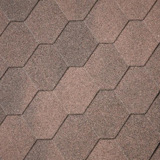 Бітумна черепиця Superglass Hex Dual Brown (м²)