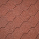 Бітумна черепиця Superglass Hex Tile Red (м²)