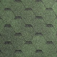 Бітумна черепиця Superglass Hex Amazon Green ultra (м²)