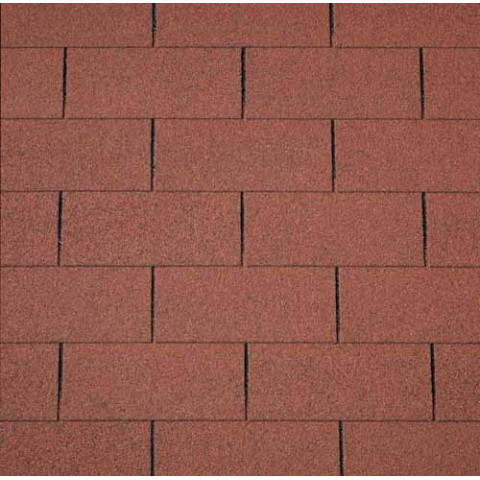Бітумна черепиця Superglass 3T Tile Red (м²)