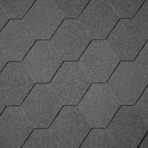 Бітумна черепиця Armourshield Plus Black (м²)