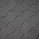 Бітумна черепиця Armourshield Plus Black (м²)