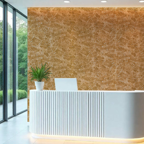 Декоративна ПВХ плита 1,22м х 2,44м х 3мм Кремовий мармур