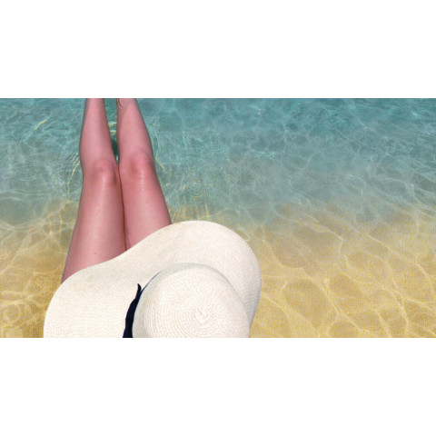 Плівка ПВХ для оздоблення басейну серія ISLAND DREAMS зі спеціальним 3D тисненням, малюнком та акриловим покриттям